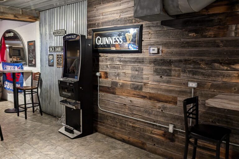 Skill game machine setup in Toronto venue.